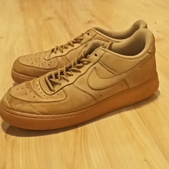 brown nike 1s